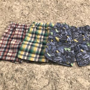 Lot of 3 Carter's Boys shorts, 3T